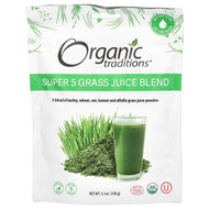 <img alt="Organic Traditions, Super 5 Grass Juice Blend, 5.3 oz (150 g)" title="Organic Traditions, Super 5 Grass Juice Blend, 5.3 oz (150 g),627733012614"