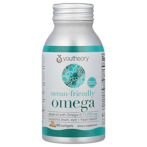 <img alt="Youtheory, Ocean-Friendly Omega, 60 Softgels (735 mg per Softgel)" title="Youtheory, Ocean-Friendly Omega, 60 Softgels (735 mg per Softgel),850021920739"