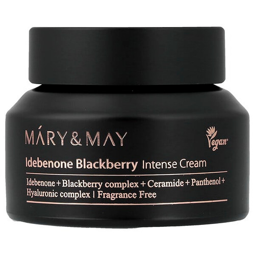 <img alt="Mary & May, Idebenone Blackberry Intense Cream, Fragrance Free, 2.46 oz (70 g)" title="Mary & May, Idebenone Blackberry Intense Cream, Fragrance Free, 2.46 oz (70 g),8809670680879"