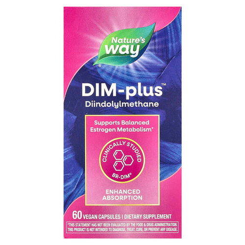<img alt="Natures Way, DIM-Plus, 60 Vegan Capsules" title="Natures Way, DIM-Plus, 60 Vegan Capsules,033674148105"