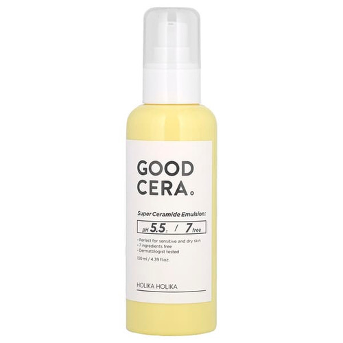 <img alt="Holika Holika, Good Cera, Super Ceramide Emulsion, 4.39 fl oz (130 ml)" title="Holika Holika, Good Cera, Super Ceramide Emulsion, 4.39 fl oz (130 ml),8806334369460"