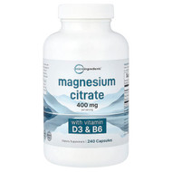 <img alt="Micro Ingredients, Magnesium Citrate With Vitamin D3 & B6, 240 Capsules" title="Micro Ingredients, Magnesium Citrate With Vitamin D3 & B6, 240 Capsules,850082445042"