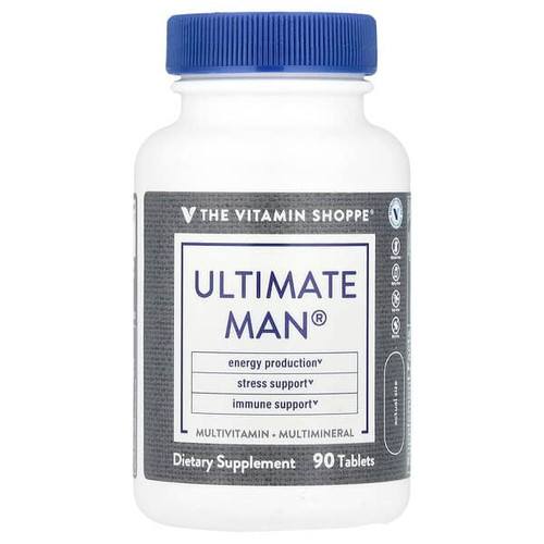<img alt="The Vitamin Shoppe, Ultimate Man, Multivitamin & Multimineral, 90 Tablets" title="The Vitamin Shoppe, Ultimate Man, Multivitamin & Multimineral, 90 Tablets,766536027491"