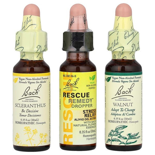 <img alt="Bach, Original Flower Remedies, Travel Kit, Ready to Go, 3 Droppers, 0.35 fl oz (10 ml) Each" title="Bach, Original Flower Remedies, Travel Kit, Ready to Go, 3 Droppers, 0.35 fl oz (10 ml) Each,741273403555"