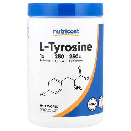 <img alt="Nutricost, L-Tyrosine, Unflavored, 8.9 oz (250 g)" title="Nutricost, L-Tyrosine, Unflavored, 8.9 oz (250 g),810139577003"