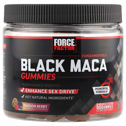 <img alt="Force Factor, Fundamentals, Black Maca Gummies, Passion Berry, 60 Gummies" title="Force Factor, Fundamentals, Black Maca Gummies, Passion Berry, 60 Gummies,818594016945"