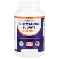 <img alt="Vitamatic, Glucosamine Sulfate, 240 Vegetable Capsules (750 mg per Capsule)" title="Vitamatic, Glucosamine Sulfate, 240 Vegetable Capsules (750 mg per Capsule),810078475361"
