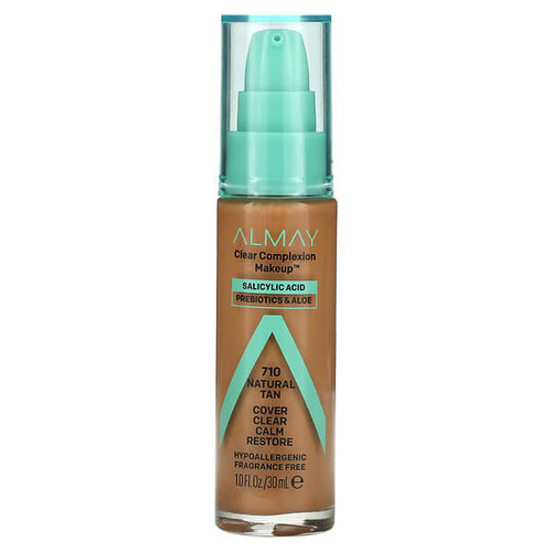 <img alt="Almay, Clear Complexion Makeup, 710 Natural Tan, 1 fl oz (30 ml)" title="Almay, Clear Complexion Makeup, 710 Natural Tan, 1 fl oz (30 ml),309970170646"
