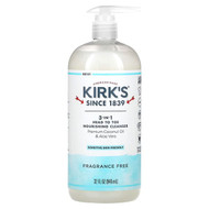 <img alt="Kirks, 3-In-1 Head To Toe Nourishing Cleanser, Fragrance Free, 32 fl oz (946 ml)" title="Kirks, 3-In-1 Head To Toe Nourishing Cleanser, Fragrance Free, 32 fl oz (946 ml),639844110271"