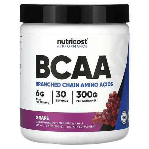 <img alt="Nutricost, Performance, BCAA, Grape, 10.6 oz (300 g)" title="Nutricost, Performance, BCAA, Grape, 10.6 oz (300 g),857077008527"