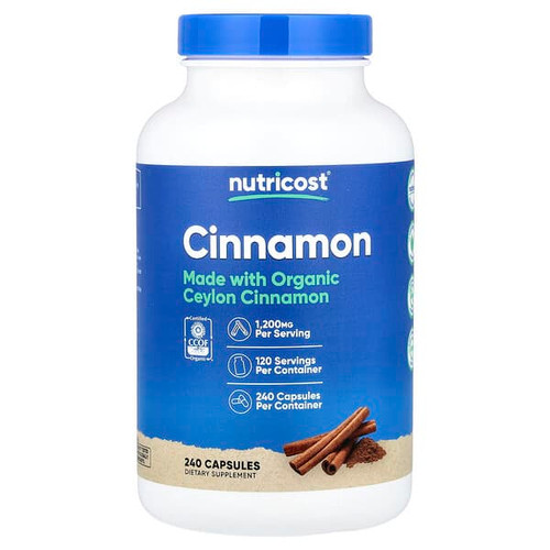 <img alt="Nutricost, Cinnamon, 240 Capsules (600 mg per Capsule)" title="Nutricost, Cinnamon, 240 Capsules (600 mg per Capsule),810139574453"