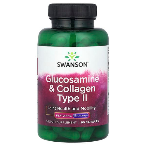 <img alt="Swanson Vitamins, Glucosamine & Collagen Type II, 90 Capsules" title="Swanson Vitamins, Glucosamine & Collagen Type II, 90 Capsules,087614118062"
