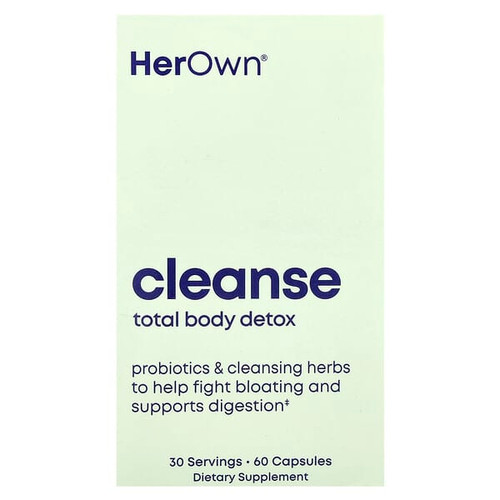<img alt="Her Own, Cleanse, 60 Capsules" title="Her Own, Cleanse, 60 Capsules,035046129279"