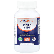 <img alt="Vitamatic, 5-HTP + B6, 240 Vegetable Capsules" title="Vitamatic, 5-HTP + B6, 240 Vegetable Capsules,810078474425"