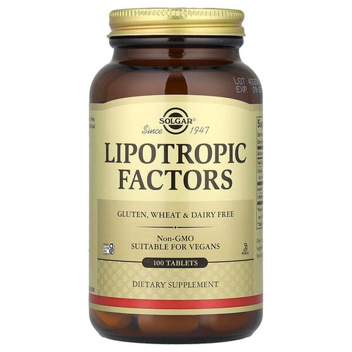 <img alt="Solgar, Lipotropic Factors, 100 Tablets" title="Solgar, Lipotropic Factors, 100 Tablets,033984015814"