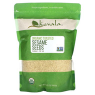 <img alt="Kevala, Organic Toasted Sesame Seeds (Hulled), 32 oz (907 g)" title="Kevala, Organic Toasted Sesame Seeds (Hulled), 32 oz (907 g),816536012451"