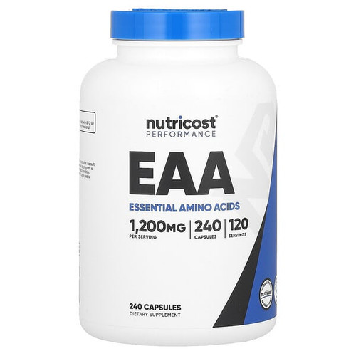 <img alt="Nutricost, Performance, EAA, 240 Capsules" title="Nutricost, Performance, EAA, 240 Capsules,810014678436"