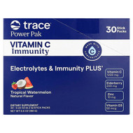 <img alt="Trace, Power Pak, Vitamin C Immunity, Tropical Watermelon, 30 Stick Packs, 0.22 oz (6.2 g) Each" title="Trace, Power Pak, Vitamin C Immunity, Tropical Watermelon, 30 Stick Packs, 0.22 oz (6.2 g) Each,810201740045"
