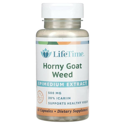 <img alt="LifeTime Vitamins, Horny Goat Weed, 500 mg, 60 Capsules" title="LifeTime Vitamins, Horny Goat Weed, 500 mg, 60 Capsules,053232500794"