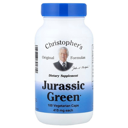 <img alt="Christophers Original Formulas, Jurassic Green, 100 Vegetarian Caps" title="Christophers Original Formulas, Jurassic Green, 100 Vegetarian Caps,084783891710"