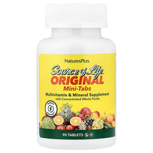 <img alt="NaturesPlus, Source of Life, Original Mini-Tabs, Multivitamin & Mineral Supplement, 90 Tablets" title="NaturesPlus, Source of Life, Original Mini-Tabs, Multivitamin & Mineral Supplement, 90 Tablets,097467305823"