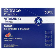 <img alt="Trace, Power Pak, Vitamin C Energy, Pomegranate Blueberry, 30 Stick Packs, 0.22 oz (6.2 g) Each" title="Trace, Power Pak, Vitamin C Energy, Pomegranate Blueberry, 30 Stick Packs, 0.22 oz (6.2 g) Each,878941009327"
