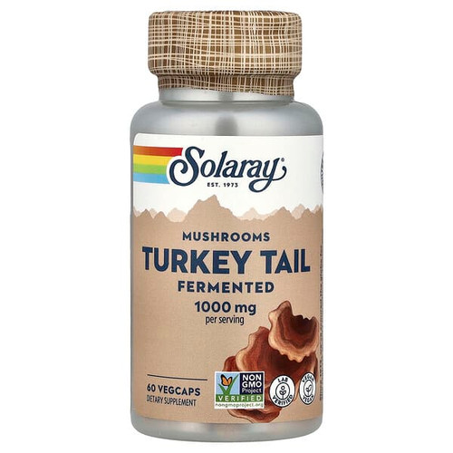 <img alt="Solaray, Fermented Turkey Tail Mushrooms, 60 VegCaps (500 mg per Capsule)" title="Solaray, Fermented Turkey Tail Mushrooms, 60 VegCaps (500 mg per Capsule),076280367386"