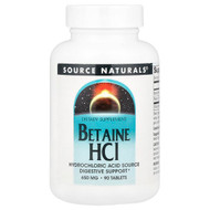 <img alt="Source Naturals, Betaine HCI, 90 Tablets" title="Source Naturals, Betaine HCI, 90 Tablets,021078013617"