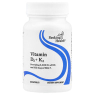 <img alt="Seeking Health, Vitamin D3 + K2, 60 Capsules" title="Seeking Health, Vitamin D3 + K2, 60 Capsules,810007521367"