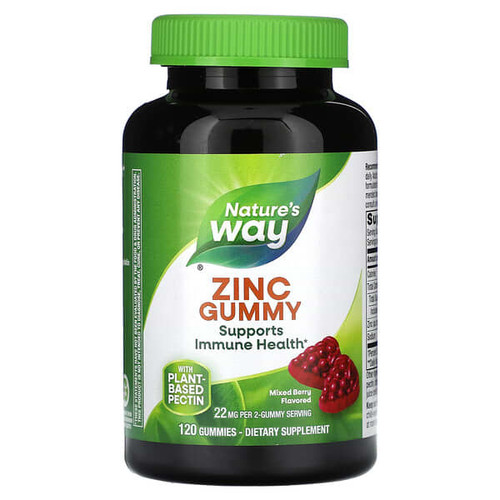 <img alt="Natures Way, Zinc Gummies, Mixed Berry, 120 Gummies (11 mg per Gummy)" title="Natures Way, Zinc Gummies, Mixed Berry, 120 Gummies (11 mg per Gummy),033674137017"