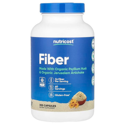 <img alt="Nutricost, Fiber, 300 Capsules" title="Nutricost, Fiber, 300 Capsules,810014674650"