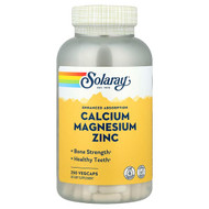 <img alt="Solaray, Calcium Magnesium Zinc, 250 VegCaps" title="Solaray, Calcium Magnesium Zinc, 250 VegCaps,076280045611"