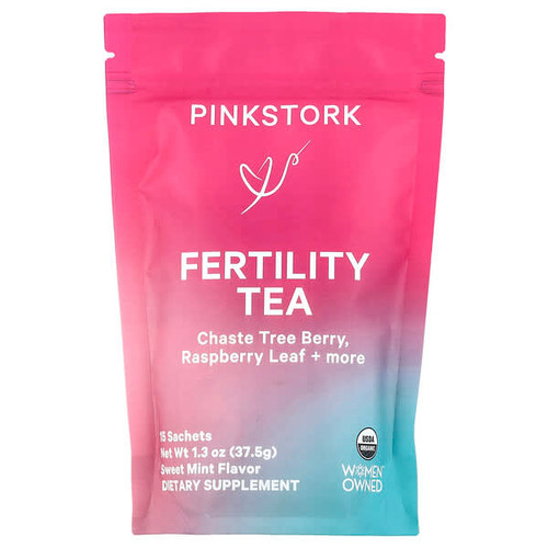 <img alt="Pink Stork, Fertility Tea, Sweet Mint, 15 Sachets, 1.3 oz (37.5 g)" title="Pink Stork, Fertility Tea, Sweet Mint, 15 Sachets, 1.3 oz (37.5 g),851204007803"