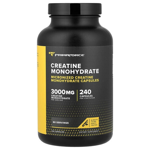 <img alt="Primaforce, Creatine Monohydrate, 240 Capsules (750 mg per Capsule)" title="Primaforce, Creatine Monohydrate, 240 Capsules (750 mg per Capsule),811445021105"