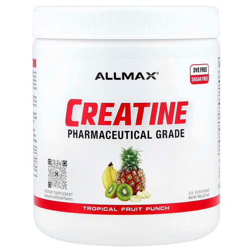 <img alt="ALLMAX, Creatine, Pharmaceutical Grade, Tropical Fruit Punch, 6.7 oz (190 g)" title="ALLMAX, Creatine, Pharmaceutical Grade, Tropical Fruit Punch, 6.7 oz (190 g),665553230443"
