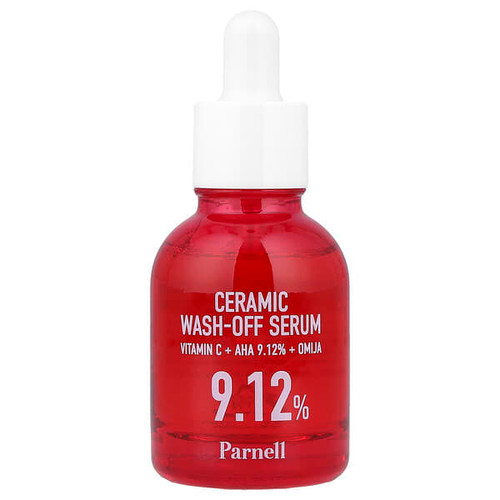 <img alt="Parnell, AHA 9.12 Omija Ceramic Wash-Off Serum, 1.01 fl oz (30 ml)" title="Parnell, AHA 9.12 Omija Ceramic Wash-Off Serum, 1.01 fl oz (30 ml),8809704092470"