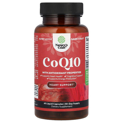 <img alt="Natures Craft, CoQ10, 60 Liquid Capsules (100 mg per Capsule)" title="Natures Craft, CoQ10, 60 Liquid Capsules (100 mg per Capsule),850019770049"