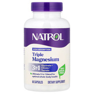 <img alt="Natrol, Triple Magnesium, 60 Capsules" title="Natrol, Triple Magnesium, 60 Capsules,047469085537"