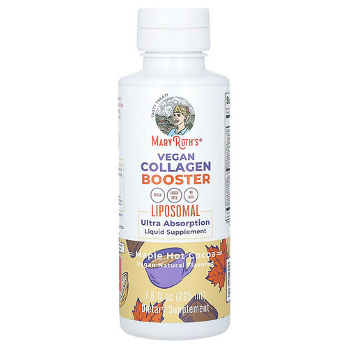 <img alt="MaryRuths, Vegan Collagen Booster Liposomal, Maple Hot Cocoa, 7.6 fl oz (225 ml)" title="MaryRuths, Vegan Collagen Booster Liposomal, Maple Hot Cocoa, 7.6 fl oz (225 ml),810104620758"