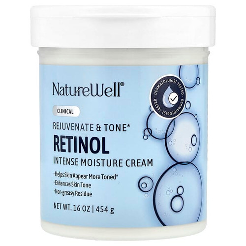 <img alt="Naturewell, Retinol, Intense Moisture Cream, 16 oz (454 g)" title="Naturewell, Retinol, Intense Moisture Cream, 16 oz (454 g),811170034371"
