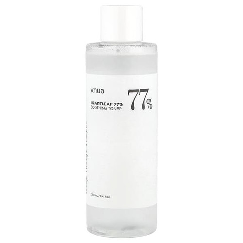 <img alt="Anua, Heartleaf 77% Soothing Toner, 8.45 fl oz (250 ml)" title="Anua, Heartleaf 77% Soothing Toner, 8.45 fl oz (250 ml),8809640731433"