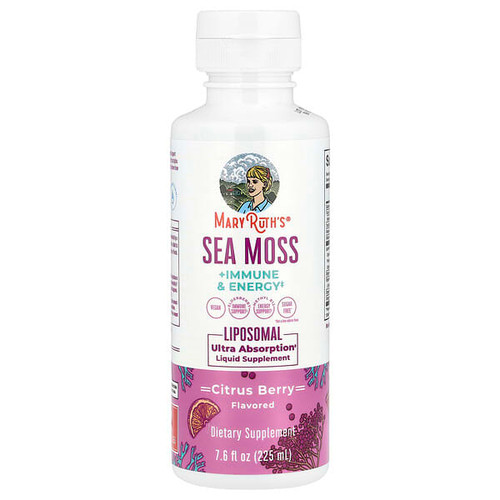 <img alt="MaryRuths, Sea Moss + Immune & Energy Liposomal, Citrus Berry, 7.6 fl oz (225 ml)" title="MaryRuths, Sea Moss + Immune & Energy Liposomal, Citrus Berry, 7.6 fl oz (225 ml),810104623094"