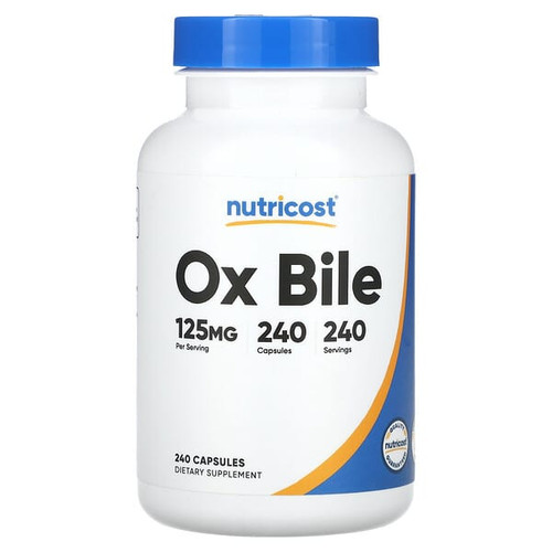 <img alt="Nutricost, Ox Bile , 125 mg , 240 Capsules" title="Nutricost, Ox Bile , 125 mg , 240 Capsules,810014670843"