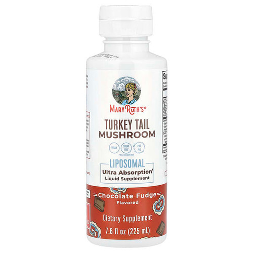 <img alt="MaryRuths, Turkey Tail Mushroom Liposomal, Chocolate Fudge, 7.6 fl oz (225 ml)" title="MaryRuths, Turkey Tail Mushroom Liposomal, Chocolate Fudge, 7.6 fl oz (225 ml),810104623063"