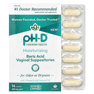 <img alt="pH-D Feminine Health, Boric Acid, Vaginal Suppositories, 600 mg, 14 count" title="pH-D Feminine Health, Boric Acid, Vaginal Suppositories, 600 mg, 14 count,349597001350"