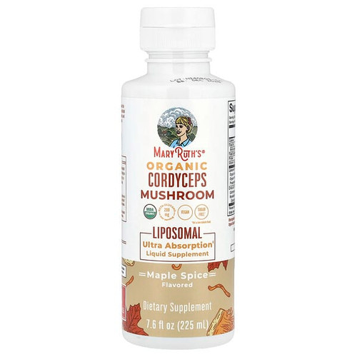 <img alt="MaryRuths, Organic Cordyceps Mushroom Liposomal, Maple Spice, 7.6 fl oz (225 ml)" title="MaryRuths, Organic Cordyceps Mushroom Liposomal, Maple Spice, 7.6 fl oz (225 ml),810104623056"