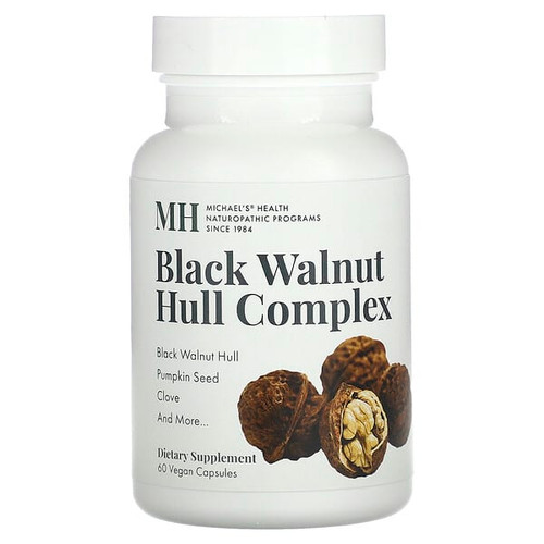 <img alt="Michaels Health, Black Walnut Hull Complex, 60 Vegan Capsules" title="Michaels Health, Black Walnut Hull Complex, 60 Vegan Capsules,755929120024"