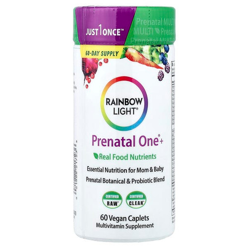 <img alt="Rainbow Light, Prenatal One+ Real Food Nutrients, 60 Vegan Caplets" title="Rainbow Light, Prenatal One+ Real Food Nutrients, 60 Vegan Caplets,021888217236"