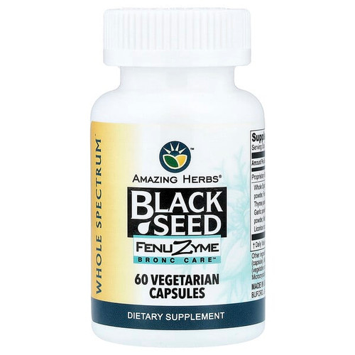 <img alt="Amazing Herbs, Black Seed, 60 Vegetarian Capsules" title="Amazing Herbs, Black Seed, 60 Vegetarian Capsules,665231220605"