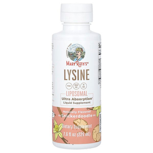 <img alt="MaryRuths, Lysine Liposomal, Snickerdoodle, 7.6 fl oz (225 ml)" title="MaryRuths, Lysine Liposomal, Snickerdoodle, 7.6 fl oz (225 ml),810104622073"